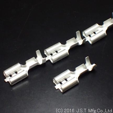 JST Mfg. Co., Ltd.-STO-61T-250N Connector Terminals Quick Disconnect Terminal 14-18AWG Brass F 19mm Tin Reel