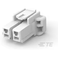 TE Connectivity-1376388-5 Einzeladersteckverbinder, Gehäuse Conn Housing PL 2 POS 5mm Crimp ST Cable Mount Natural Bag