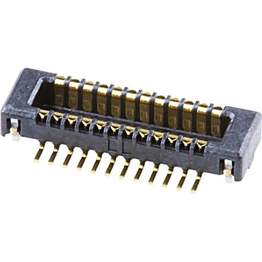 Molex-0559092474 Connector Headers and PCB Receptacles 0559092474 Molex Connector Header & PCB Receptacles Board to Board PL 24 POS 0.4mm Solder ST SMD SlimStack™ - Arrow.com
