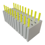Conn Bottom Mount Socket Strip SKT 20 POS 2.54mm Solder ST Bottom Entry Thru-Hole Bulk