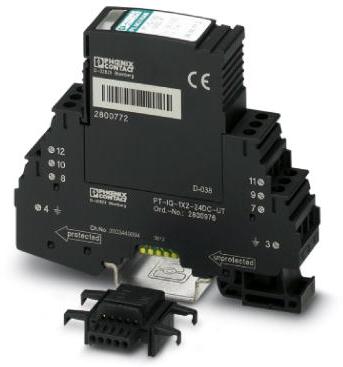 PHOENIX CONTACT-2800976 Surge Suppressors Surge Suppressors 1A 24VDC DIN Rail Plug-In