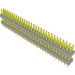 Conn Board Stacker HDR 60 POS 2mm Solder ST Top Entry Thru-Hole Bulk