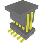 Conn Board Stacker HDR 10 POS 1.27mm Solder ST Top Entry SMD FLEX STACK™ T/R