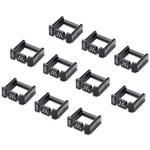 Pack of 10 mikroBUS 16 SMD Black Sockets