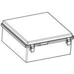 Fiberglass Box with Stainless Steel Latch with clear cover 13.78x13.78x5.91