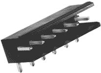 Molex-39870-0104 Steckverbinder, Klemmenblöcke Conn Terminal Block F 4 POS 5mm Screw RA Cable Mount 15A/Contact