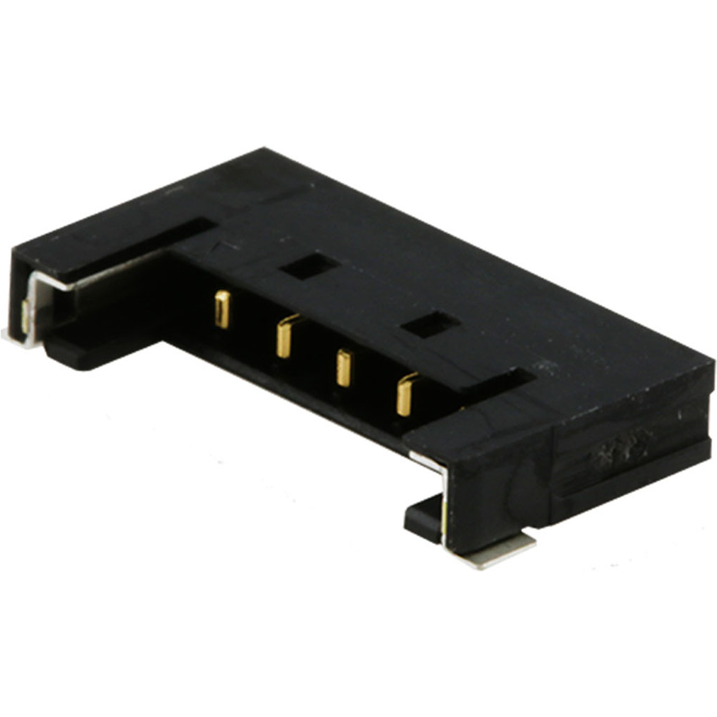 Molex-5040500991 Cabezales del conector y receptáculos PCB Conn Shrouded Header (4 Sides) HDR 9 POS 1.5mm Solder RA Side Entry SMD T/R