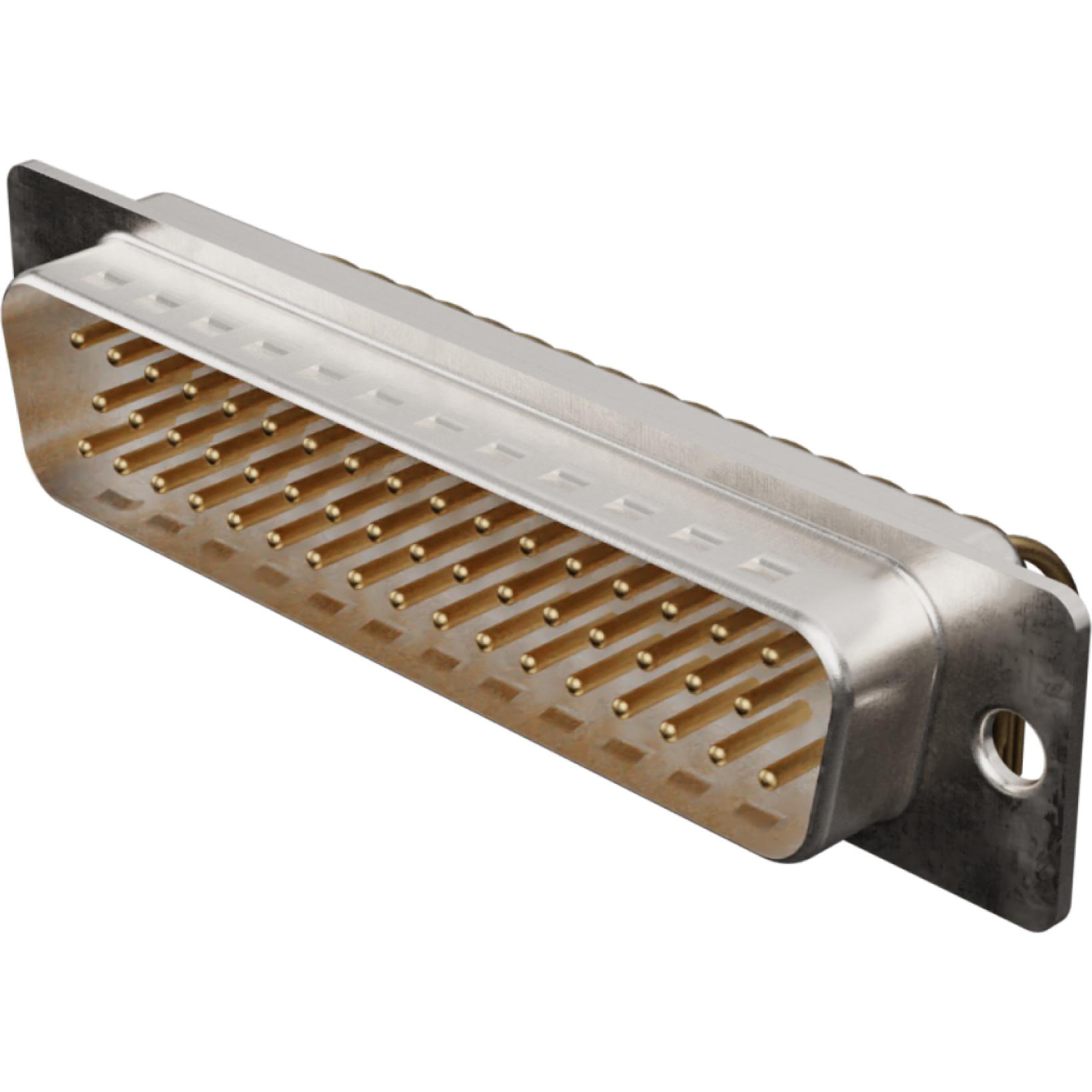 Molex-173109-0732 Steckverbinder, D-Sub Conn D-Sub M 50 POS 1.4mm Solder RA Thru-Hole 50 Terminal 1 Port FCT Products Carton