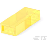 TE Connectivity-174817-2 Steckverbinderzubehör Connector Accessories Insulation Sleeve Straight Polyvinyl Chloride Yellow Bag