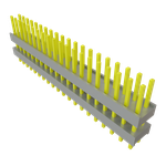 Conn Board Stacker HDR 40 POS 2.54mm Solder ST Top Entry Thru-Hole Bulk