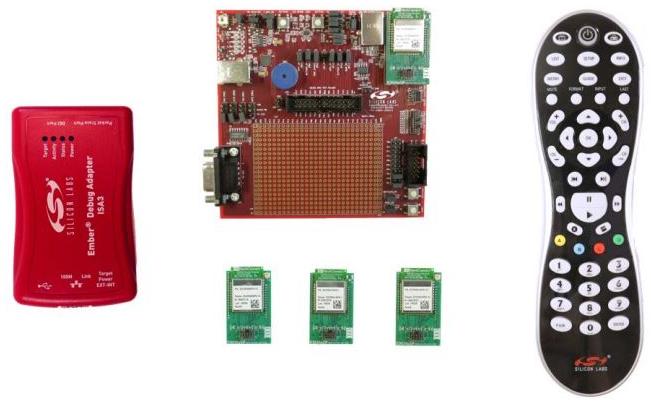 Silicon Labs-EM34X-VRDK Cartes et kits de développement RF/sans fil EM34X 802.15.4 LR-WPAN Development Kit