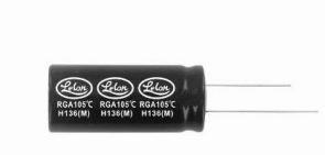 Lelon Electronics-RGA471M1CBK-0811G Kondensator, Aluminium Cap Aluminum Lytic 470uF 16V 20% (8 X 11.5mm) Radial 3.5mm 0.31A 2000h 105°C Bulk