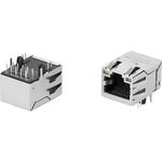 Conn RJ-45 F 8 POS 1.27mm Solder RA Thru-Hole 14 Terminal 1 Port Tray