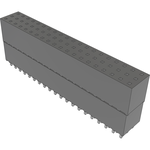 Conn Elevated Socket SKT 60 POS 2.54mm Solder ST Top Entry Thru-Hole Tube