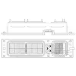 Conn Rack and Panel ARINC 600 SKT 385 POS ST Thru-Hole