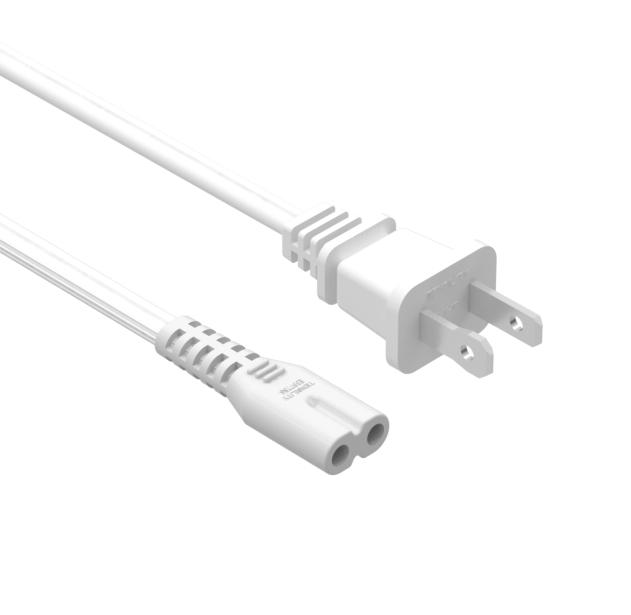 Tensility International-11-00020 Cable Assembly AC Power Cable Assembly 1m NEMA 1-15P to C7 2 to 2 POS F-M 18AWG