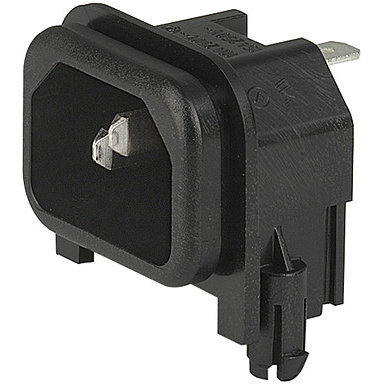 SCHURTER-GSP2.9203.16 Steckverbinder Conn Power M 3 POS 7mm/7.3mm Solder RA Panel Mount/Thru-Hole 3 Terminal 1 Port Box