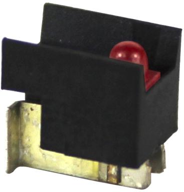 Visual Communications-6200T1 LED Circuit Board Indicator LED SMT 1POS Right Angle 2.2V Red TR