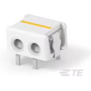 TE Connectivity-2106751-2 Connector Headers and PCB Receptacles Conn IDC Connector HDR 2 POS Solder RA Thru-Hole T/R