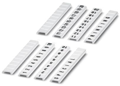 PHOENIX CONTACT-0808820:0021 Steckverbinderzubehör Connector Accessories Zack Marker Strip Straight White