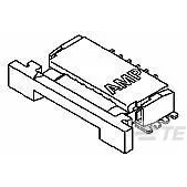 TE Connectivity-1-487952-1 FFC-FPC 连接器 Conn FPC Connector SKT 11 POS 1mm Solder RA SMD T/R