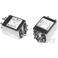 TE Connectivity-20AYO1 Starkstromleitungsfilter Power Line Filter RFI 50Hz/60Hz 20A 440VAC Quick Connect Flange Mount