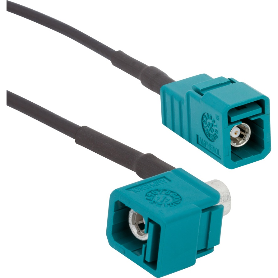 Amphenol RF-095FJZFJZAHM500 Assemblaggio cavo coassiale Cable Assembly Coaxial 5m FAKRA to FAKRA F-F Bag