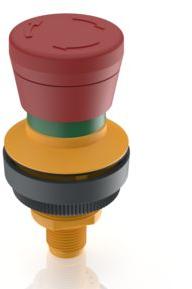 RAFI GmbH & Co. KG-1.11.031.001/0000 Notstopp-Schalter Switch Emergency Stop N.C. DPST Mushroom Button 0.1A 35VDC Connector Panel Mount