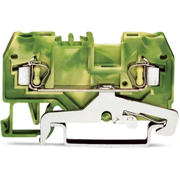 WAGO-280-907 Steckverbinder, Klemmenblöcke Conn Terminal Block 2 POS Push-In Cage Clamp RA DIN Rail Box