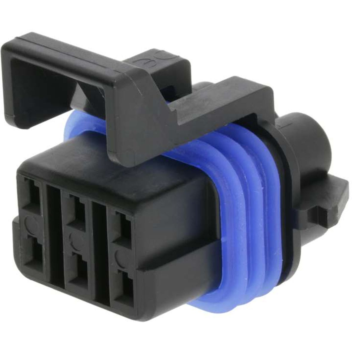 Delphi-12052848-B Einzeladersteckverbinder, Gehäuse Conn Housing RCP 6 POS Crimp ST Cable Mount Black