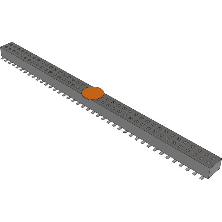 Samtec-CLP-140-02-L-D-A-K Steckverbinderleisten und Leiterplattenbuchsen Conn Socket Strip SKT 80 POS 1.27mm Solder ST Top Entry SMD TIGER CLAW™ Tube