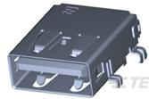 TE Connectivity-1932965-1 Connector USB Conn USB 3.0 Type A RCP 9 POS Solder RA Thru-Hole 4 Terminal 1 Port Tray