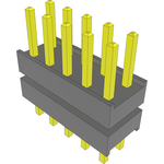 Conn Board Stacker HDR 10 POS 2.54mm Solder ST Top Entry Thru-Hole Bulk