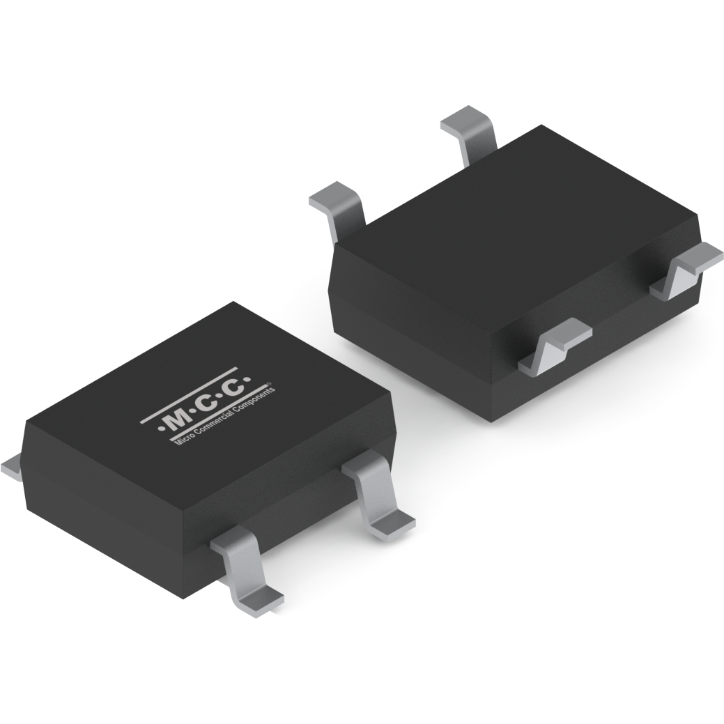 Micro Commercial Components-SDB107-TP Bridge Rectifiers Diode Rectifier Bridge Single 1KV 1A 4-Pin SDB-1 T/R