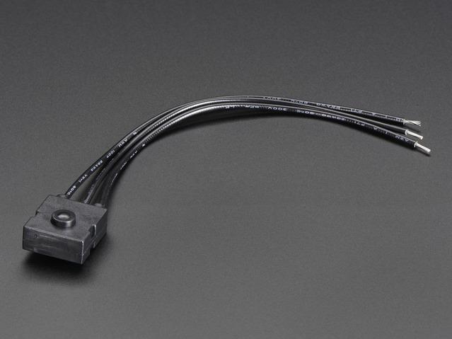 Adafruit Industries-1685 Conmutador táctil Switch Tactile N.O. SPST Round Button Wire Lead 5A 250VAC 120VDC 12N