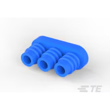 TE Connectivity-794272-1 Connector Accessories Connector Accessories Seal Protector Straight Silicone Rubber Blue Bag/Box