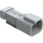 Conn Housing RCP 2 POS Crimp ST Cable Mount Gray