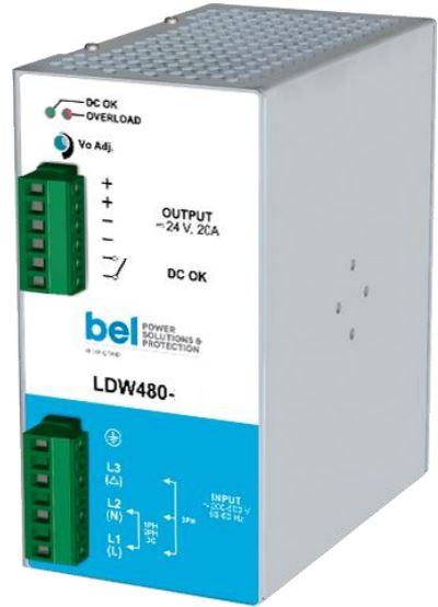 Bel Power Solutions-LDW480-48 AC-DC-Spannungsversorgung AC/DC Power Supply Single-OUT 48V 10A 480W 13-Pin