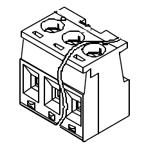 Conn Eurostyle Pluggable M 5 POS 5.08mm Solder ST Thru-Hole 10A/Contact Eurostyle™