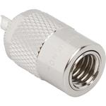 Conn UHF 0Hz to 0.3GHz Solder ST Cable Mount PL Silver