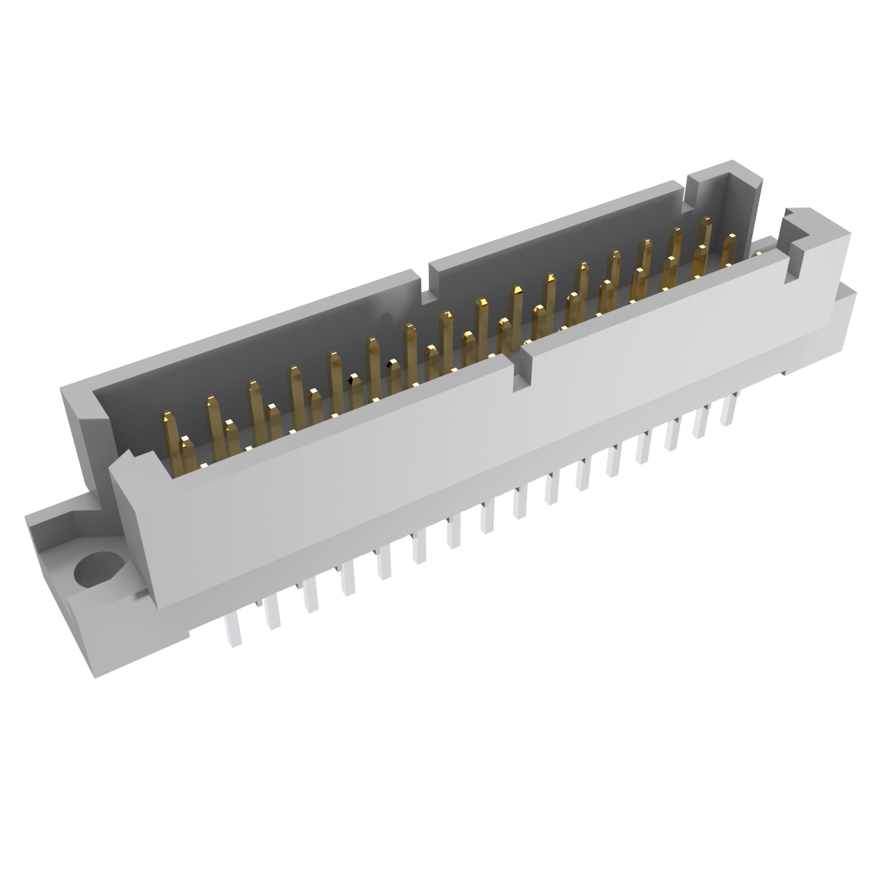 Amphenol Communications Solutions-86093487694755E1LF Steckverbinder, Mutterplatine Din Headers and Receptacles, Backplane connectors, Straight Header Press-Fit Style R/2 48 ways, Class II