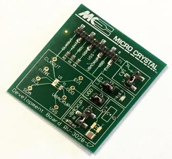 Micro Crystal AG-RV-3028-C7 ON BOARD 32.768KHZ TA QC Takt und Timing Entwicklung Boards und Kits RV-3028-C7 Real Time Clock Development Board