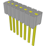 Conn Unshrouded Header HDR 7 POS 1.27mm Solder ST Top Entry Thru-Hole Bulk