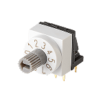 Switch DIP N.O./N.C. SP10T 10 Raised Slotted 0.15A 42VDC PC Pins 2.54mm Thru-Hole Tube