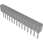 Conn Socket Strip SKT 14 POS 2.54mm Solder ST Top Entry Thru-Hole Tube