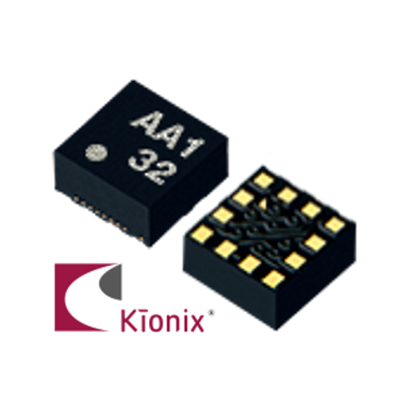Rohm-KX132-1211 Accelerometro Accelerometer Triple ±2g/±4g/±8g/±16g 2.5V 12-Pin LGA T/R