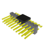 Conn Unshrouded Header HDR 20 POS 2.54mm Solder RA Side Entry SMD Tube