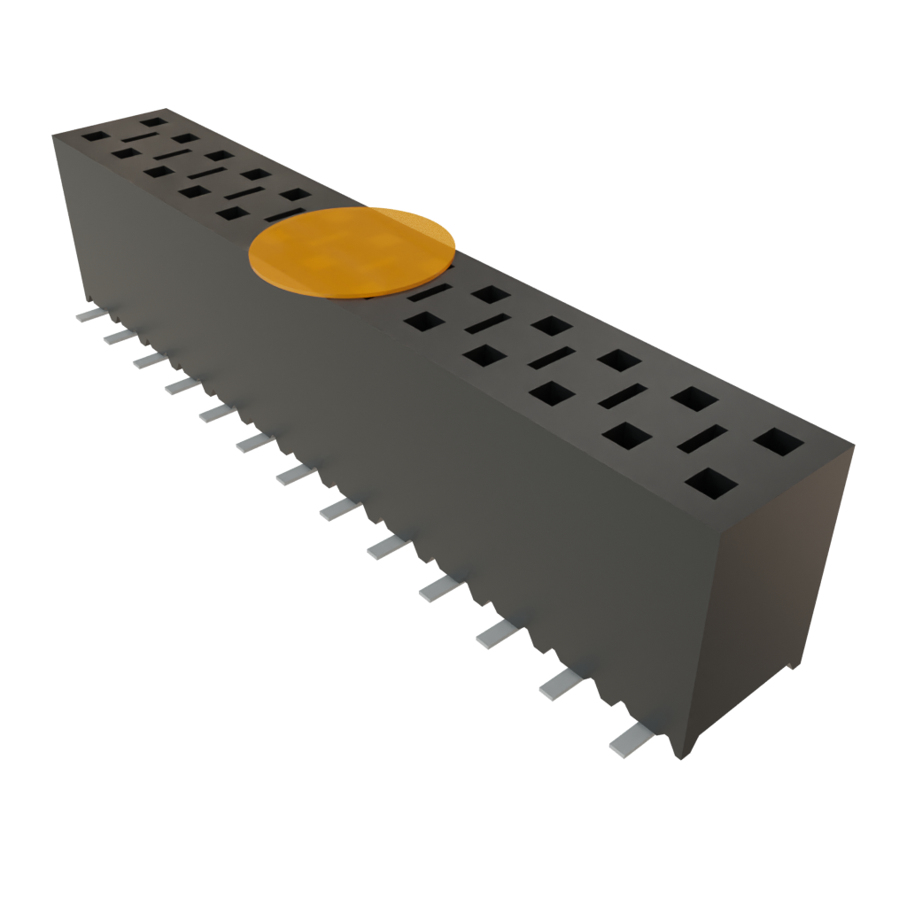 Samtec-SSM-113-F-DV-K-TR Connector Headers and PCB Receptacles Conn Socket Strip SKT 26 POS 2.54mm Solder ST Top Entry SMD T/R