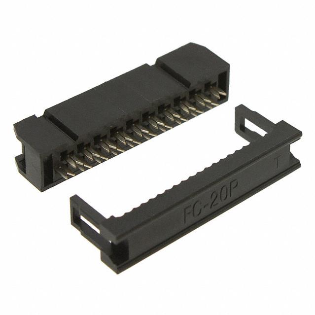 CnC Tech, LLC-3030-20-0101-00 Cabezales del conector y receptáculos PCB Conn IDC Connector SKT 20 POS 2.54mm IDT RA Cable Mount
