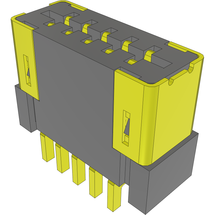 Samtec-FC1-05-02-T-WT FFC-FPC 连接器 Conn FFC Connector SKT 5 POS 1mm Solder RA SMD Tube